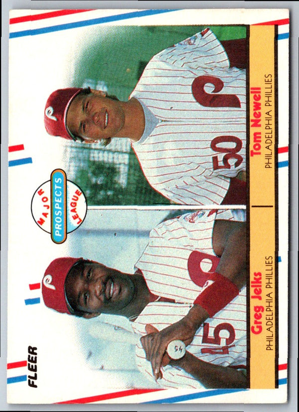 1988 Fleer Greg Jelks/Tom Newell #648 Rookie