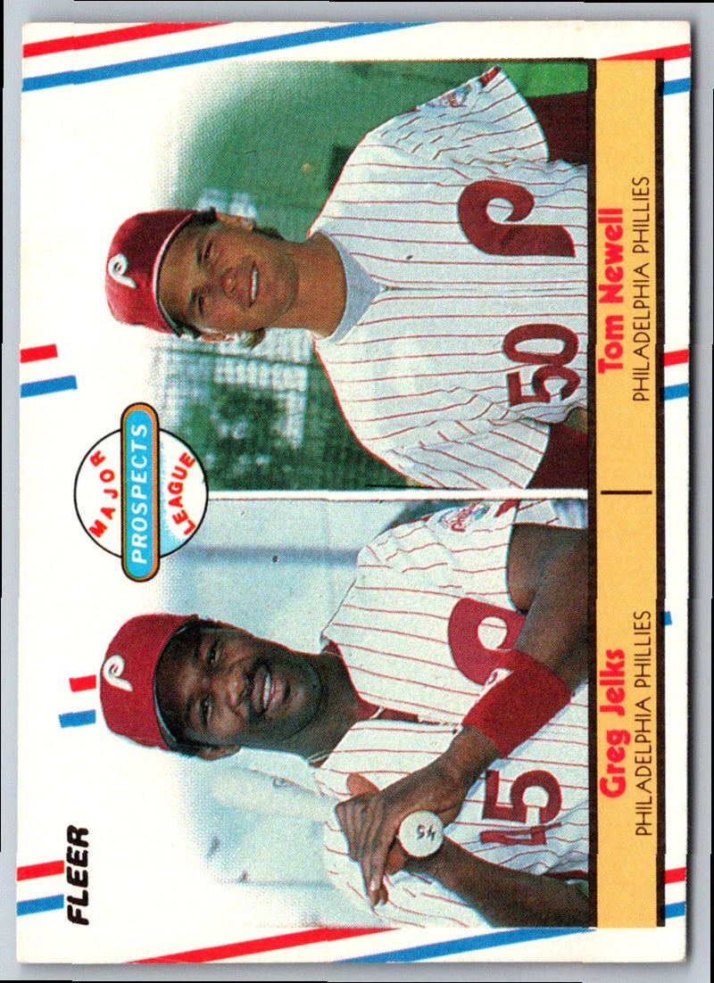 1988 Fleer Greg Jelks/Tom Newell