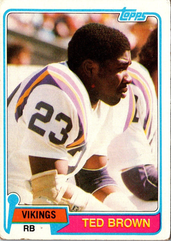 1981 Topps Ted Brown #247 Rookie