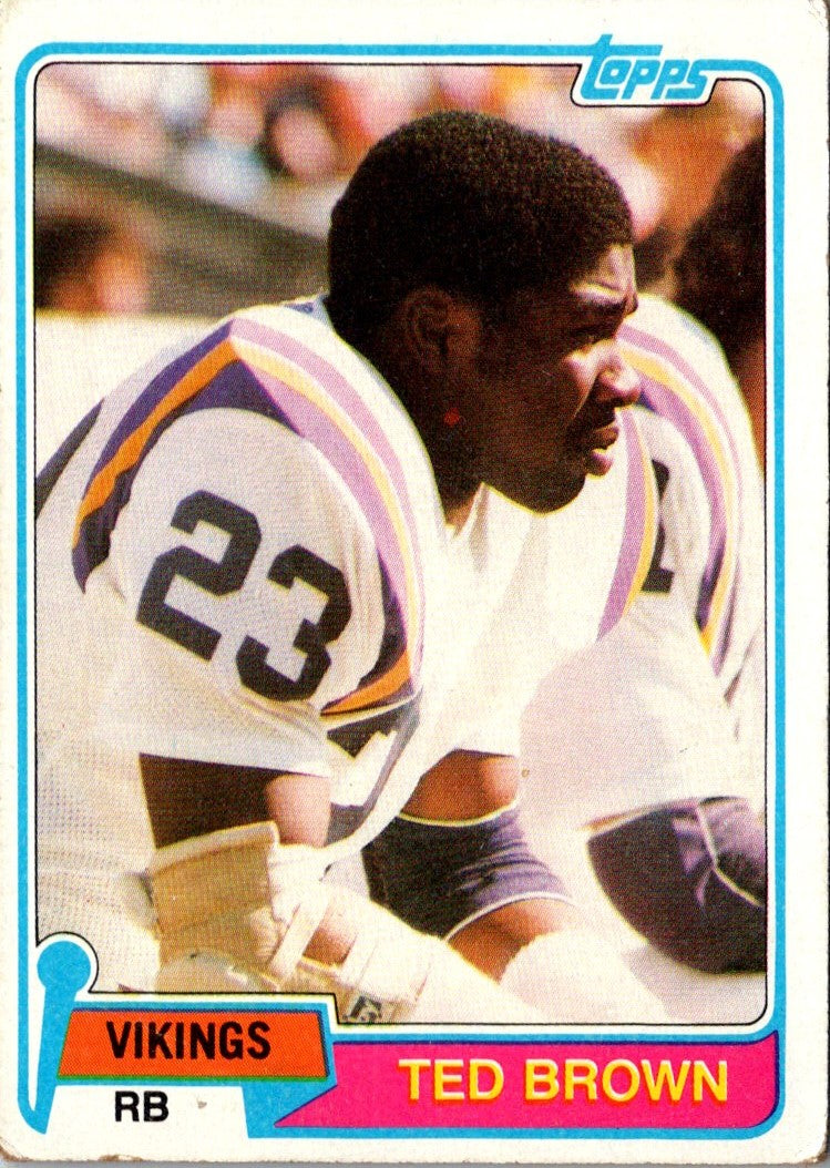 1981 Topps Ted Brown