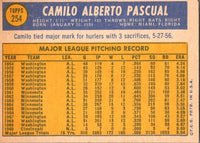1970 Topps Camilo Pascual #254 EX-MT+