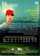 2016 Stadium Club C.J. Wilson