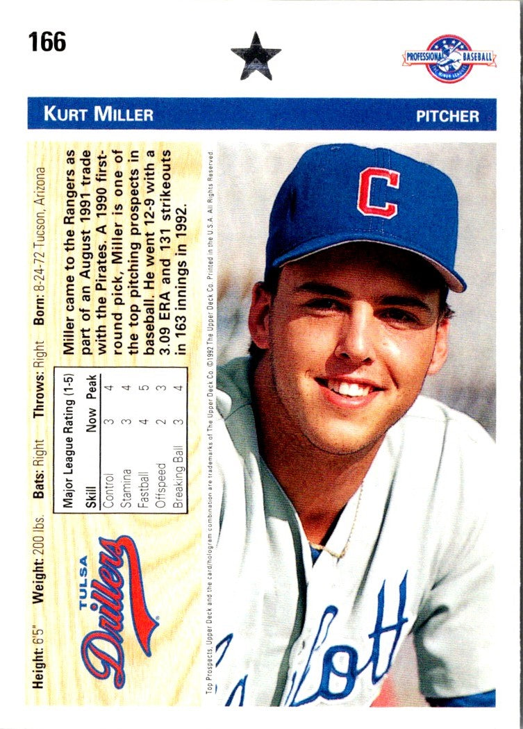 1992 Upper Deck Minors Kurt Miller