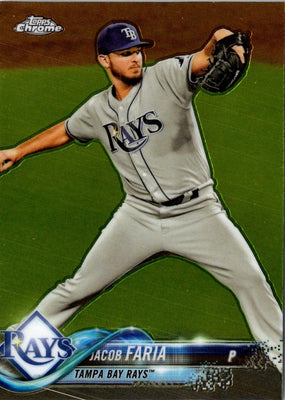 2018 Topps Chrome Jacob Faria #57