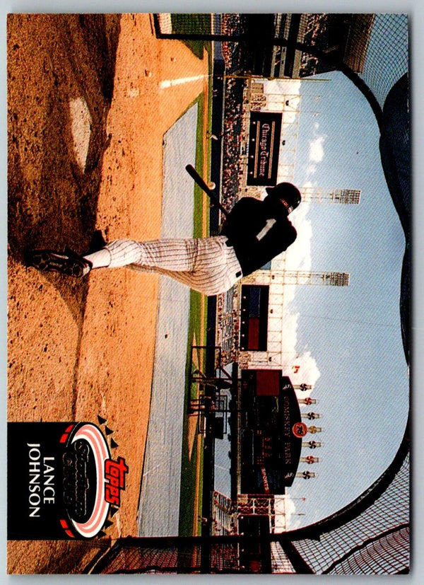 1992 Stadium Club Lance Johnson #444