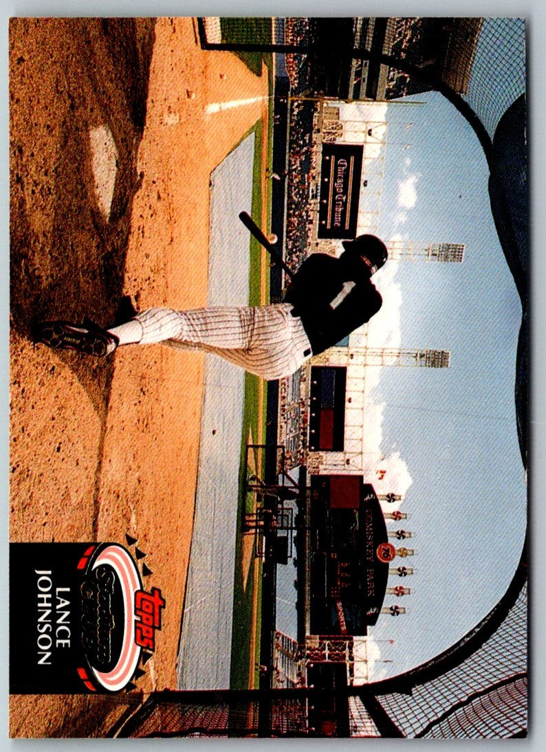 1992 Stadium Club Lance Johnson