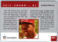 1991 Pro Line Portraits Eric Swann #291 Rookie