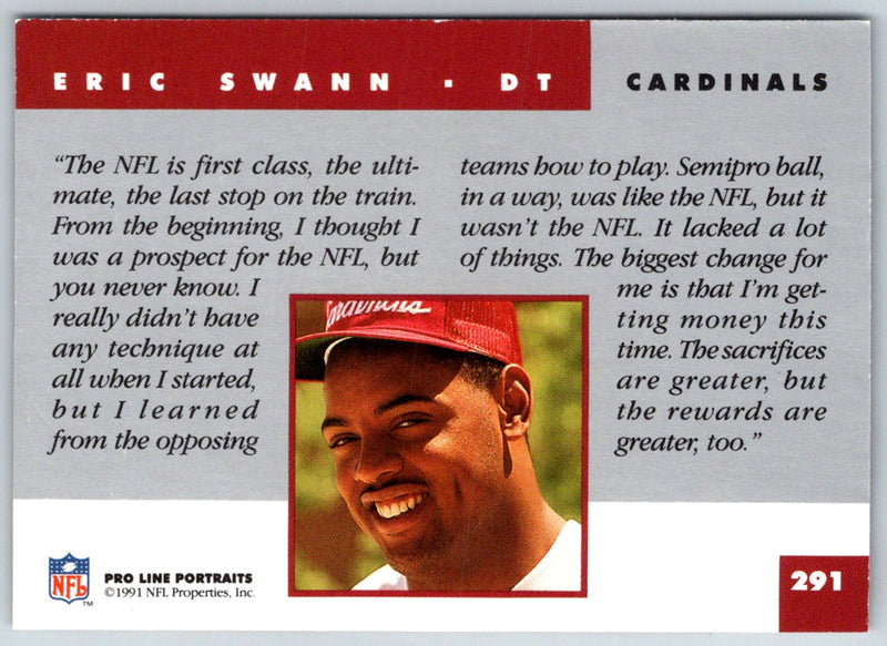 1991 Pro Line Portraits Eric Swann