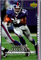 2007 Upper Deck First Edition Brandon Jacobs #65