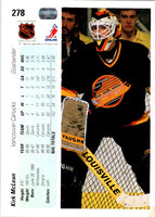 1990 Upper Deck Kirk McLean #278