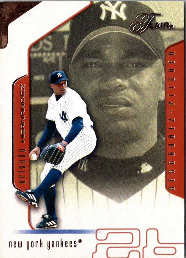 2002 Flair Orlando Hernandez #57