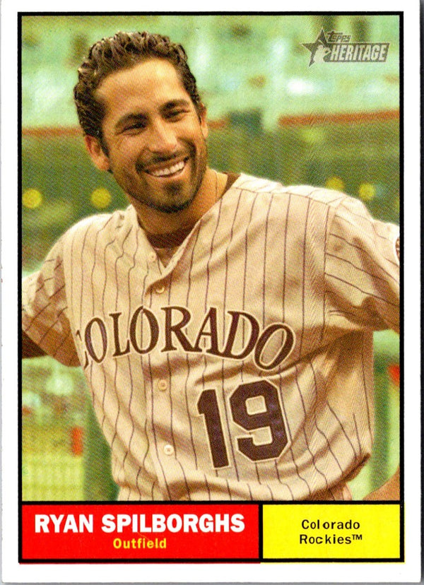 2010 Topps Heritage Ryan Spilborghs #301