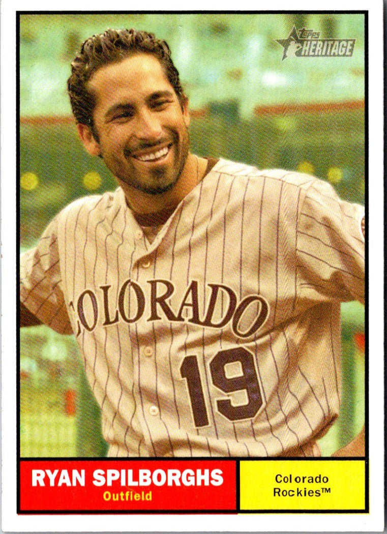 2010 Topps Heritage Ryan Spilborghs