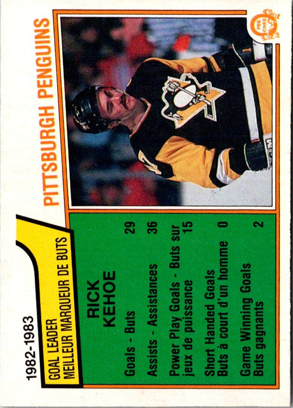 1983 O-Pee-Chee Rick Kehoe #274