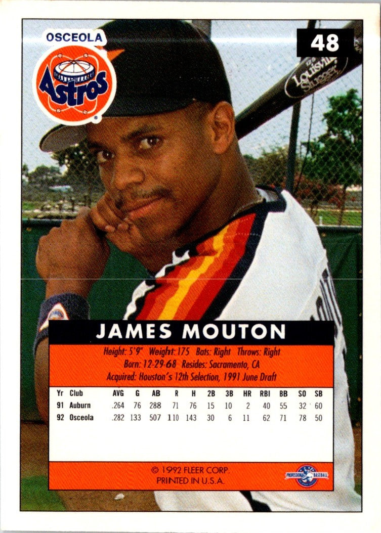 1992 Fleer Excel James Mouton