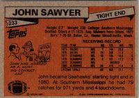 1981 Topps John Sawyer #233 Rookie NM-MT