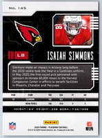 2020 Panini Gold Standard Isaiah Simmons #145 Rookie