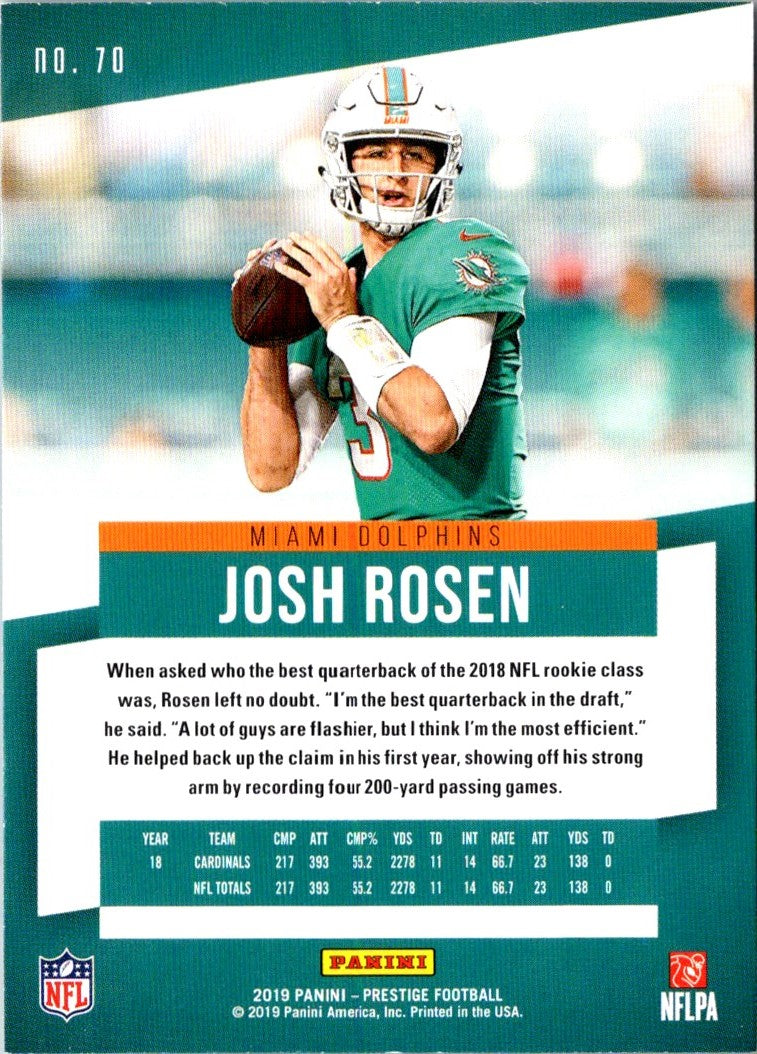 2019 Panini Prestige Josh Rosen