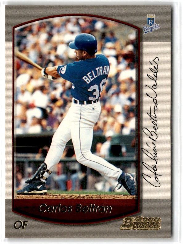 2000 Bowman Carlos Beltran #106