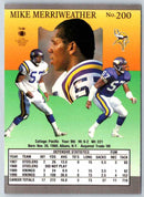 1991 Fleer Ultra Mike Merriweather