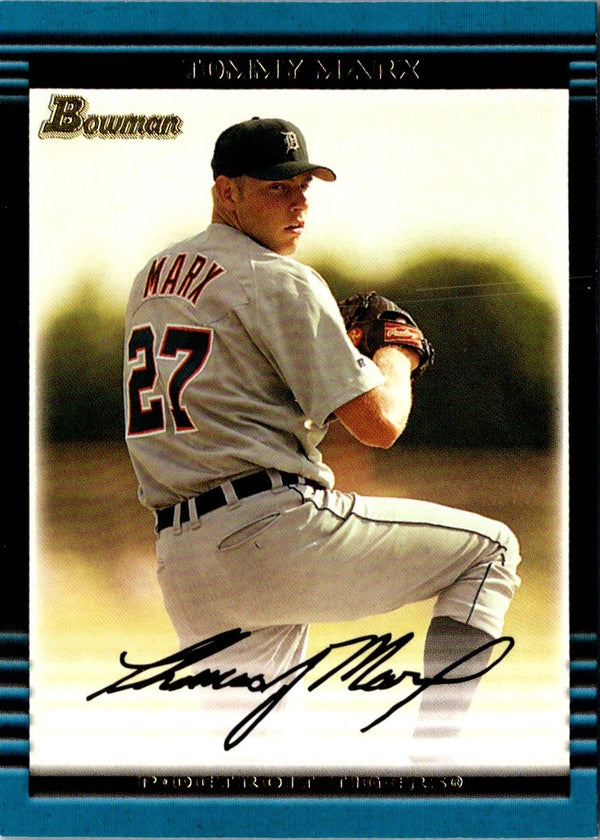 2002 Bowman Gold Tommy Marx #162