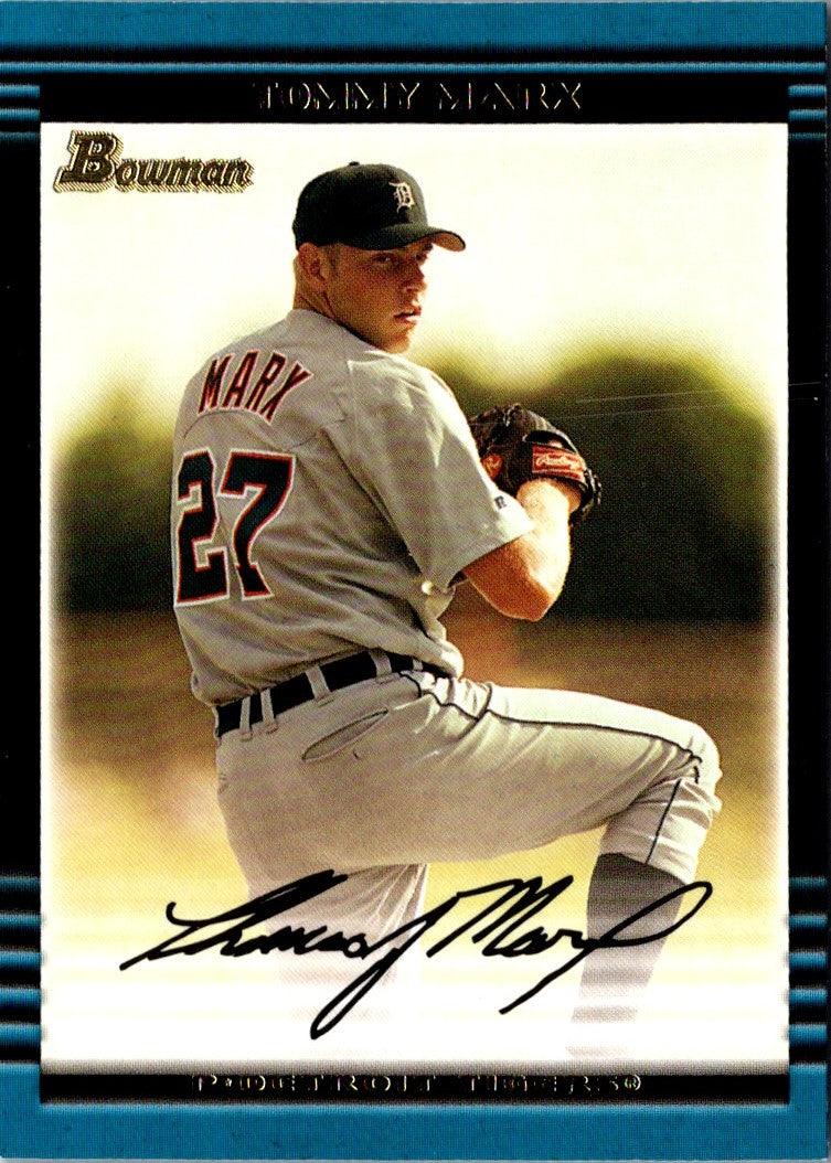 2002 Bowman Gold Tommy Marx