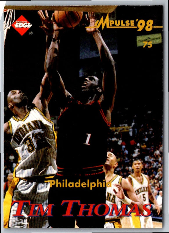 1998 Collector's Edge Impulse Pat Garrity/Tim Thomas #60