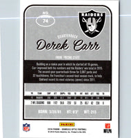 2016 Donruss Optic Derek Carr #74