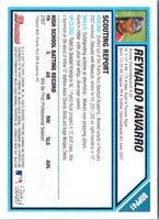 2007 Bowman Draft Picks & Prospects Chrome Reynaldo Navarro #BDPP41