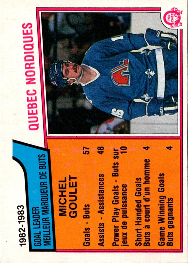 1983 O-Pee-Chee Michel Goulet #287