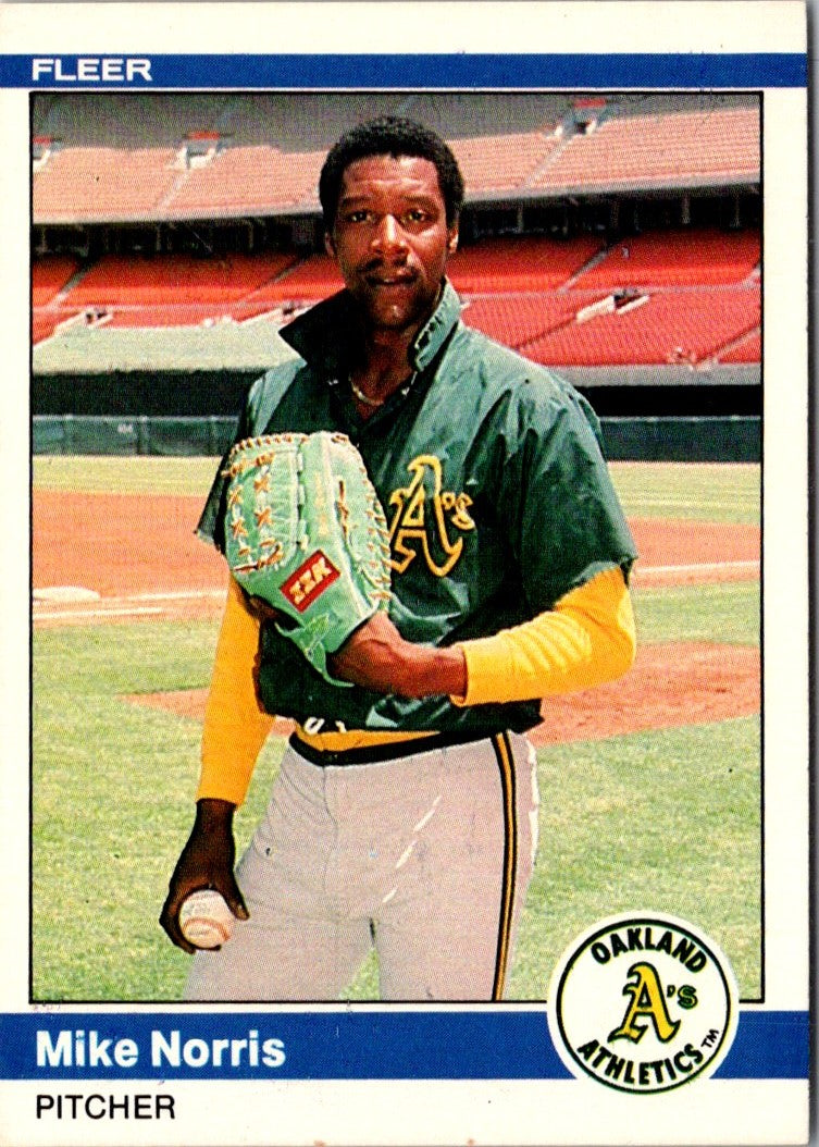 1984 Fleer Mike Norris