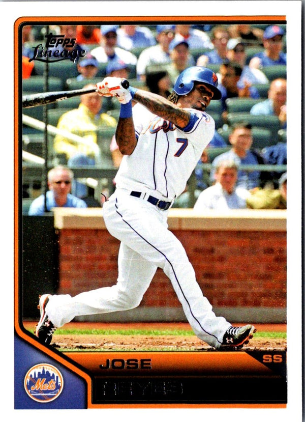 2011 Topps Lineage Jose Reyes #165