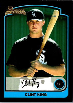 2003 Bowman Draft Picks & Prospects Clint King #BDP39