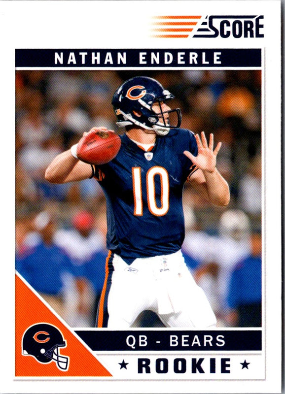 2011 Score Nathan Enderle #367 Rookie