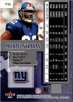 2001 Fleer Genuine Michael Strahan #70