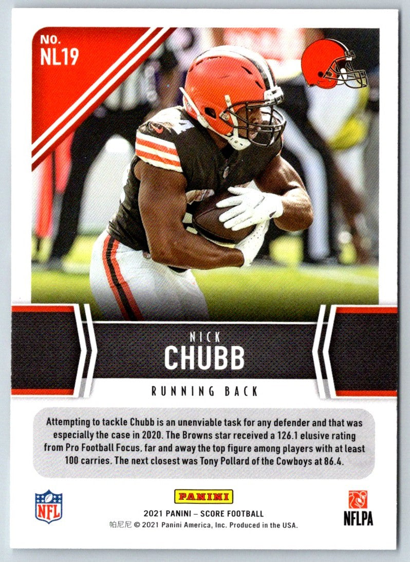 2021 Score Next Level Stats Nick Chubb