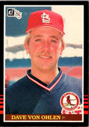 1985 Donruss Dave Von Ohlen