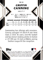 2019 Bowman Platinum Top Prospects Griffin Canning #TOP-49
