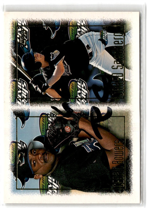 1997 Topps Cedrick Bowers/Jared Sandberg #470 Rookie