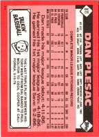 1986 Topps Traded Dan Plesac #87T