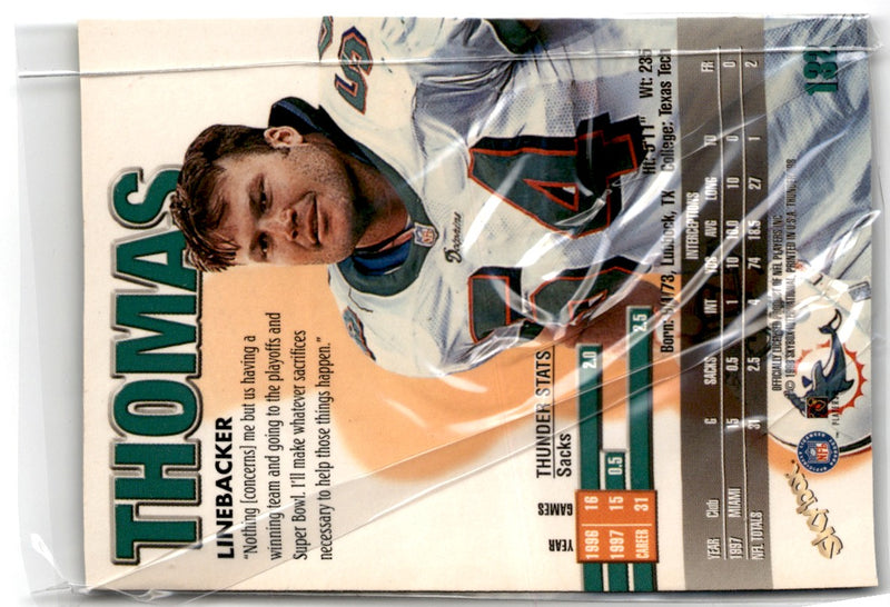 1998 SkyBox Thunder Zach Thomas