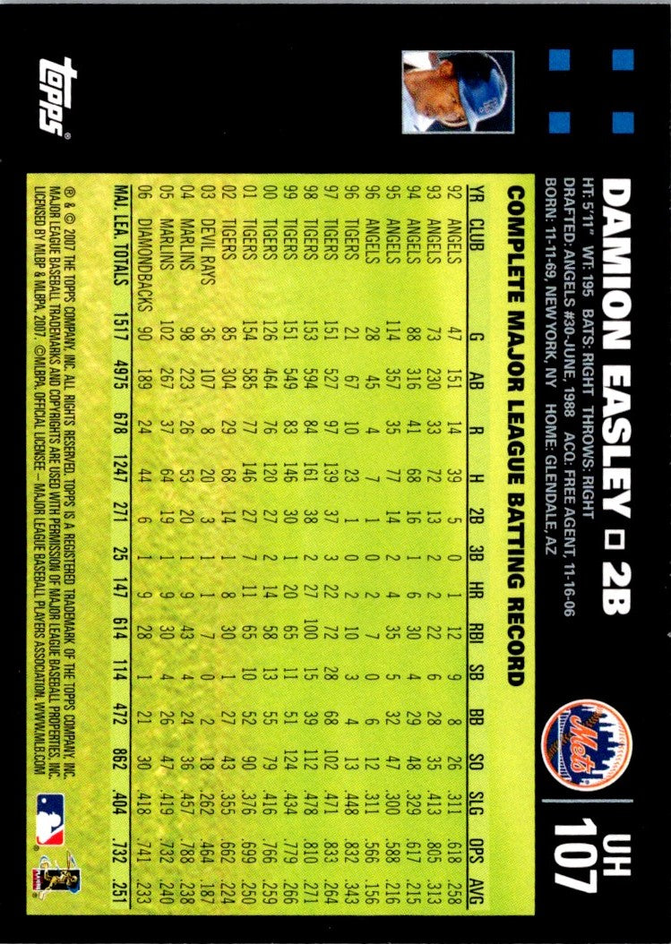 2007 Topps Updates & Highlights Damion Easley