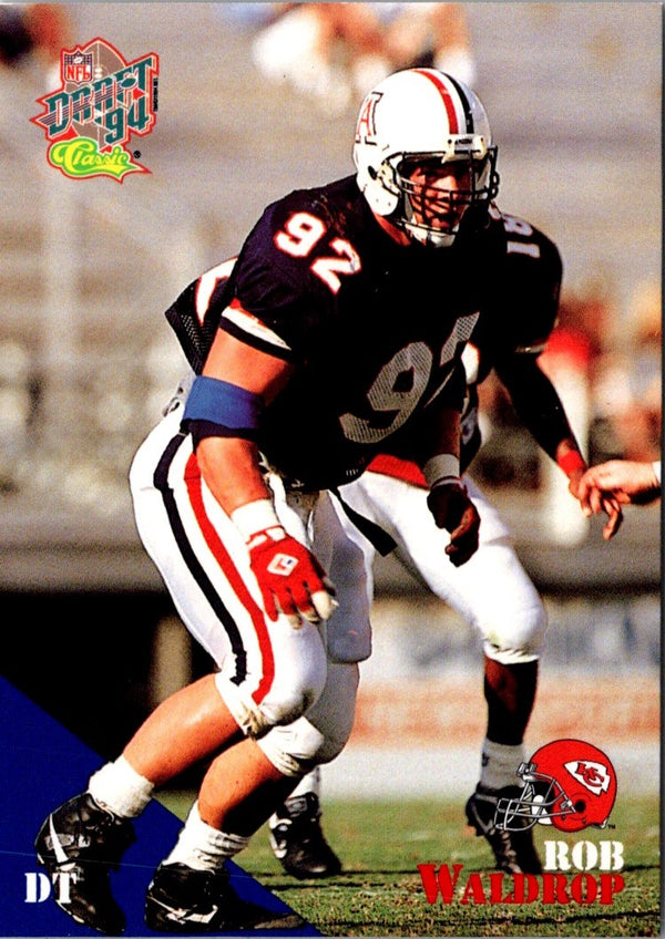 1994 Classic NFL Draft Rob Waldrop #73