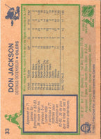 1983 O-Pee-Chee Don Jackson #33 Rookie