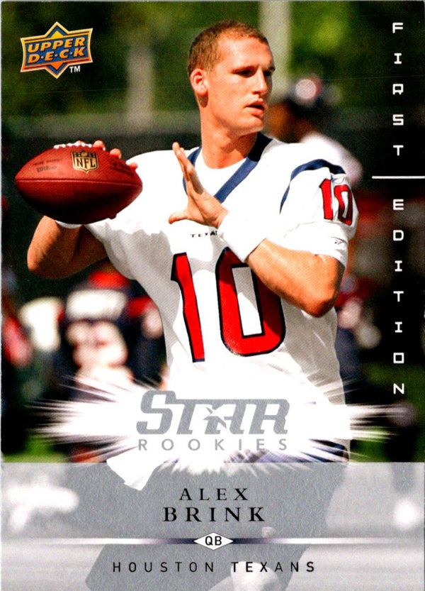 2008 Upper Deck First Edition Alex Brink #151 Rookie