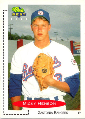 1991 Classic Best Micky Henson #22