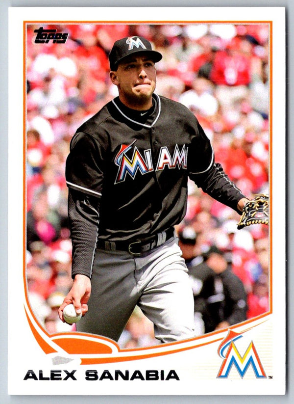 2013 Topps Update Alex Sanabia #US83