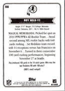 2012 Topps Magic Roy Helu