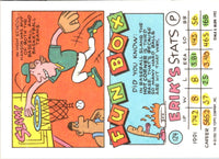 1992 Topps Kids Erik Hanson #124