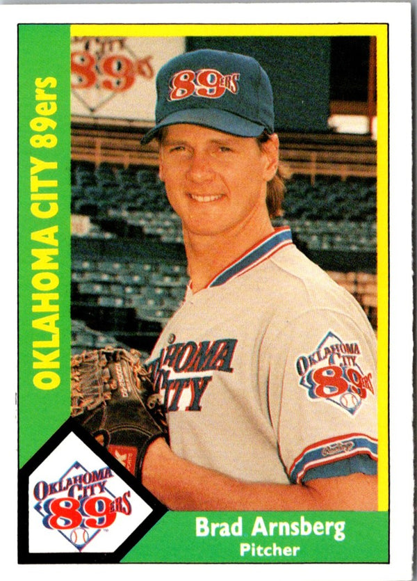 1990 CMC Oklahoma City 89ers Brad Arnsberg #7
